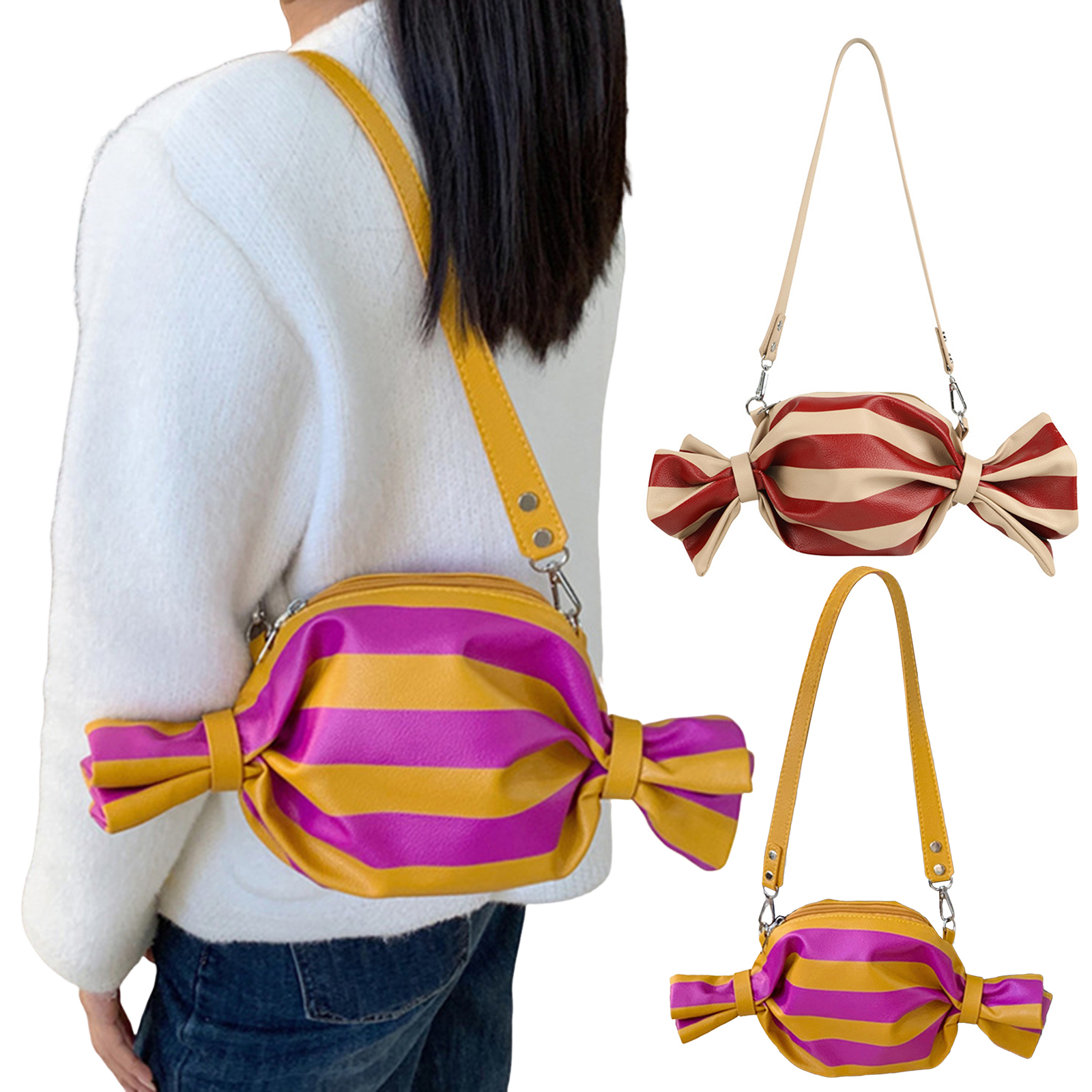Interior Design Years Of School - Charming Girls Shoulder Bag with Ruffle