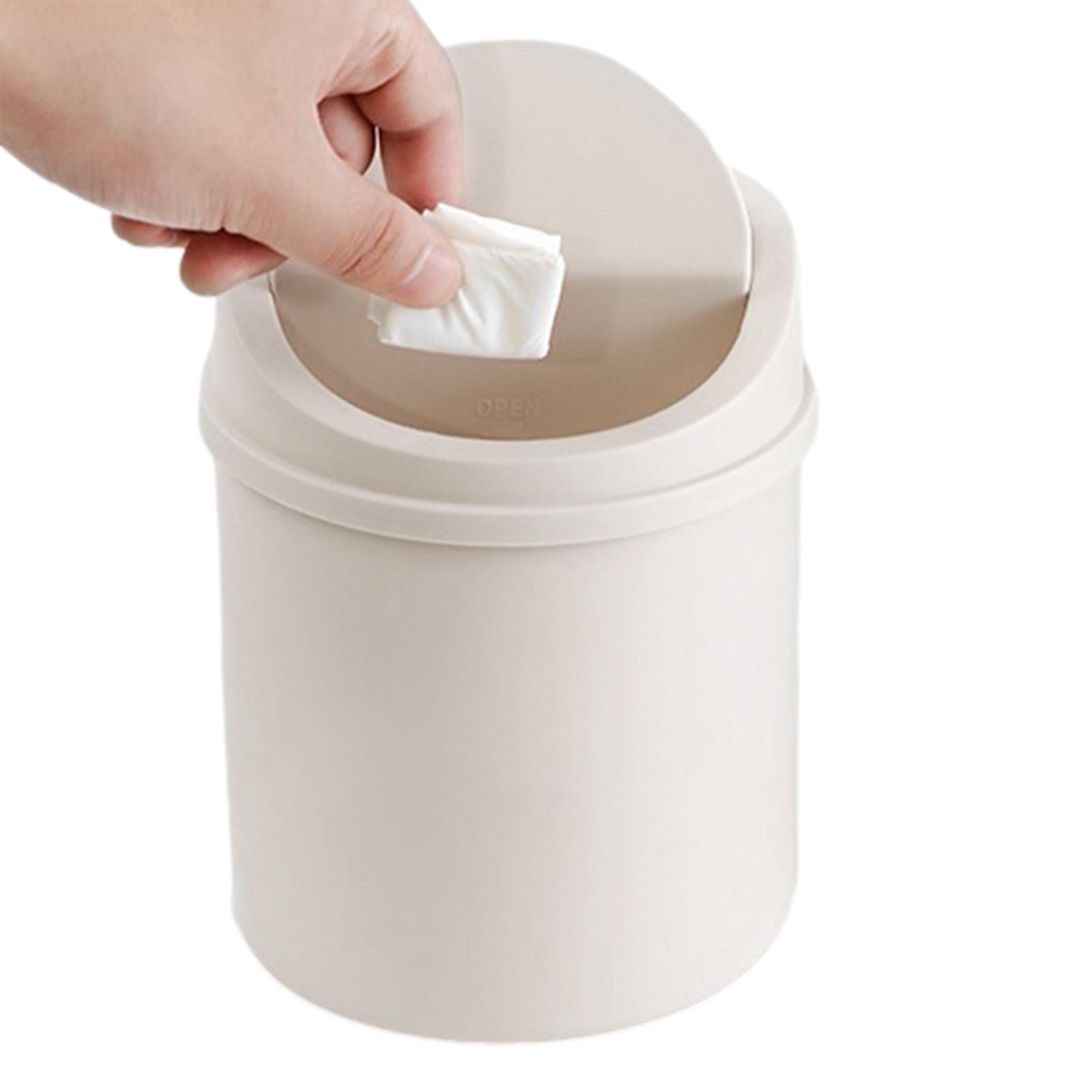Interior Design Office Space - Mini Trash Can Rolling Lid Trash