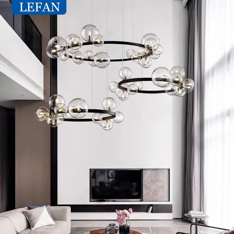 Interior Design Elements - Nordic Style Modern Ring Glass Ball