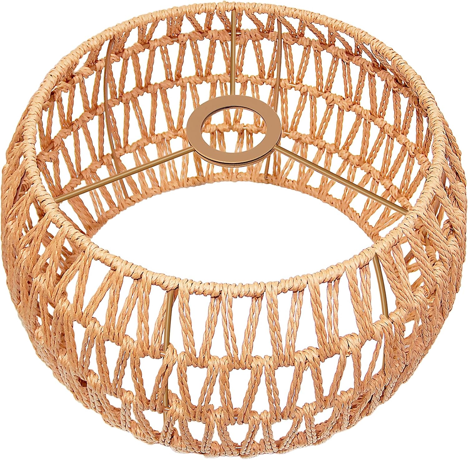 Wicker Pendant Shade - Hanging Pendant Lamp Shade(12.6