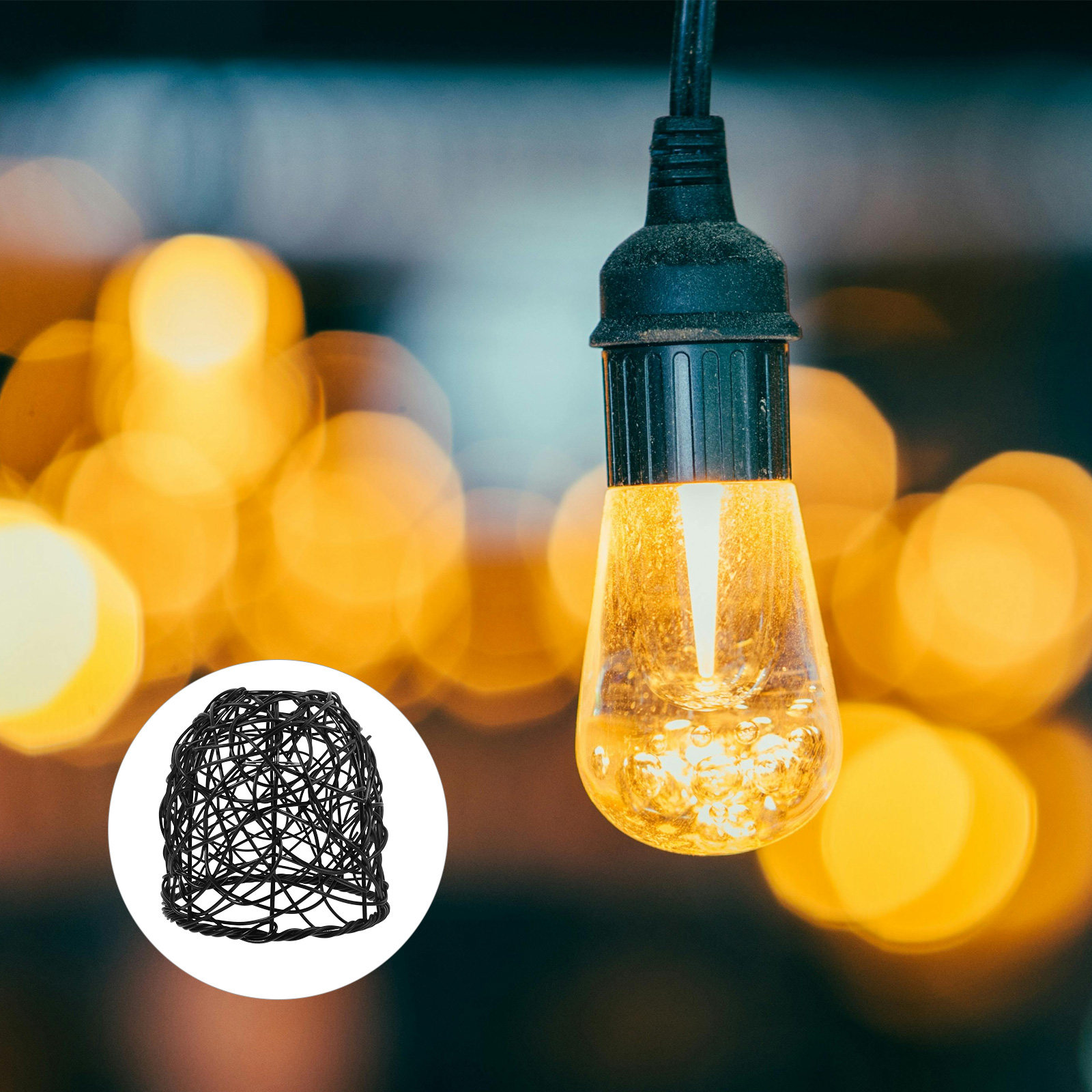 Wicker Pendant Shade - Wicker Lamp Shade E27 Rattan Pendant