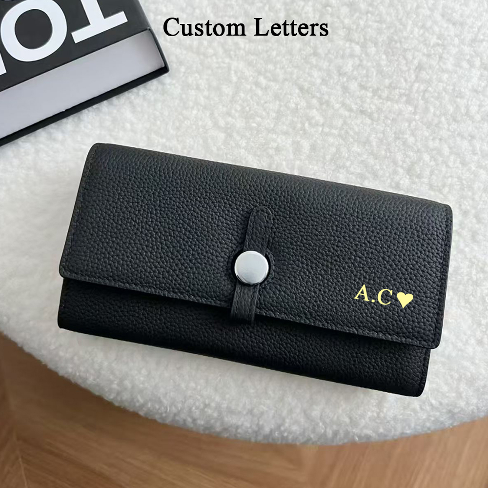 Genuine Leather Long Women Car - Interior Design Name Card review and price