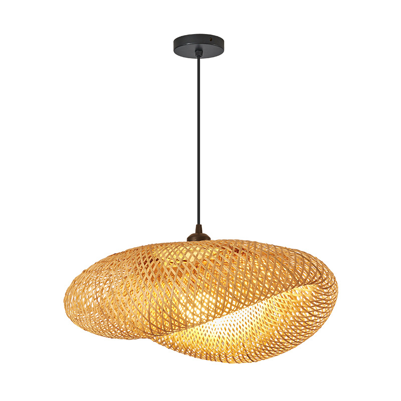 ZK40 Handmade Bamboo Straw Hat - Wicker Pendant Shade review and price