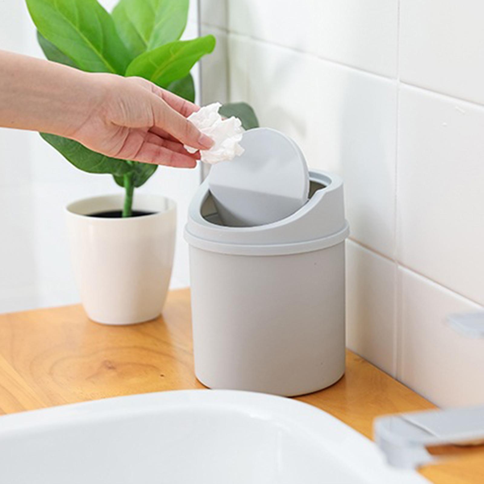 Mini Trash Can Rolling Lid Tra - Interior Design Office Space review and price