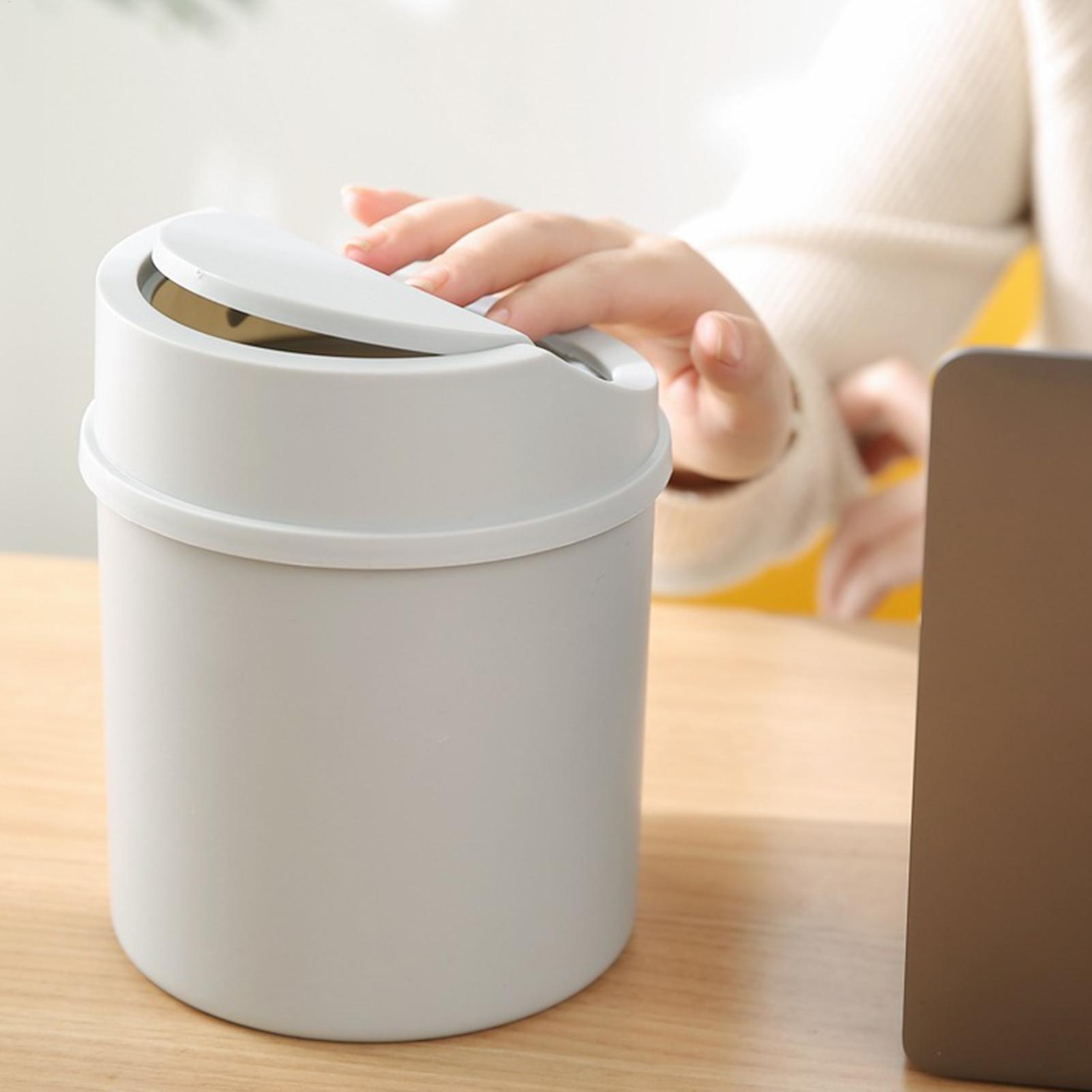 Mini Trash Can Rolling Lid Tra - Interior Design Office Space review and price