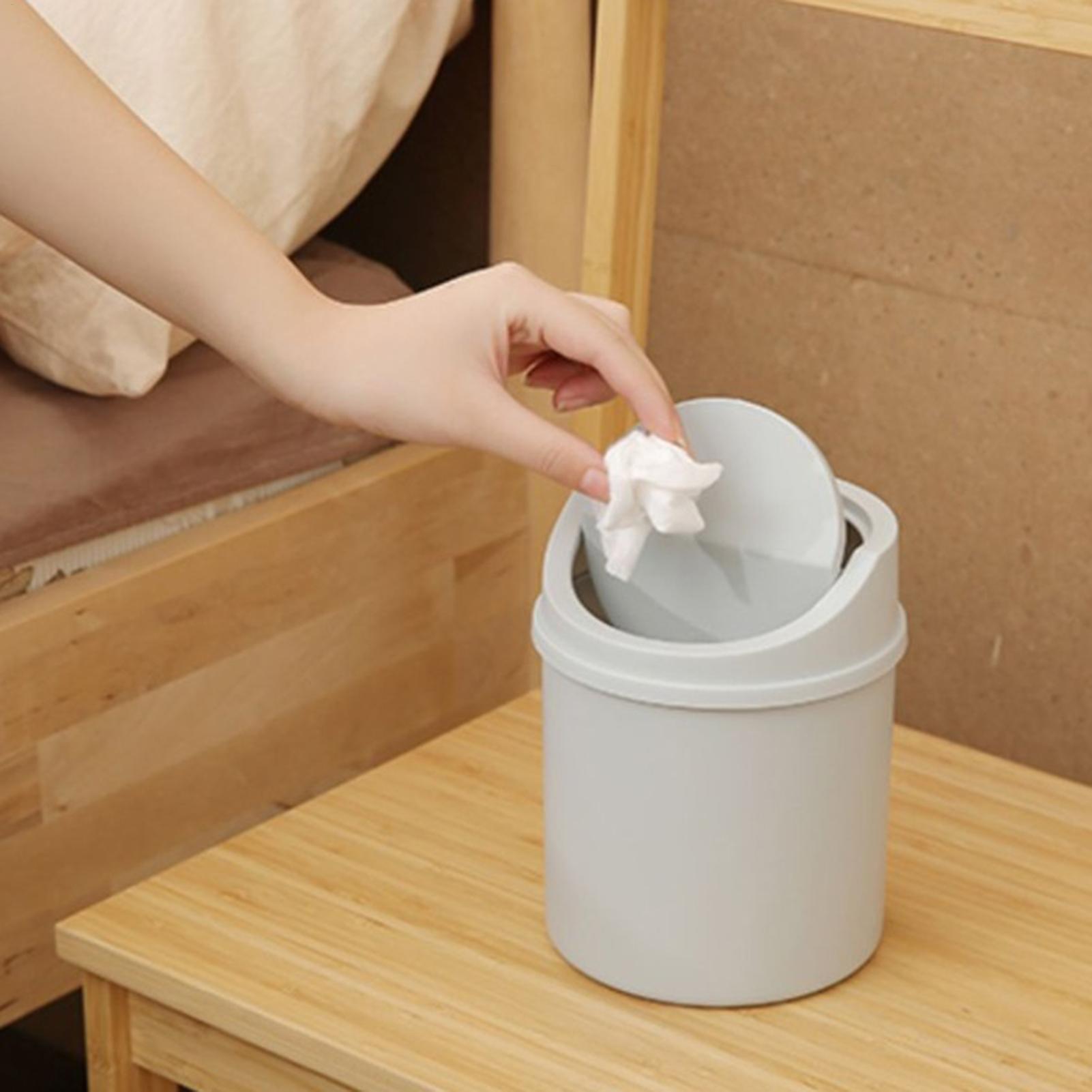 Mini Trash Can Rolling Lid Tra - Interior Design Office Space review and price