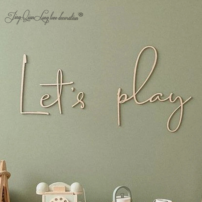 Let's PLAY Wall Sign - play si - Interior Design Years Of School review and price