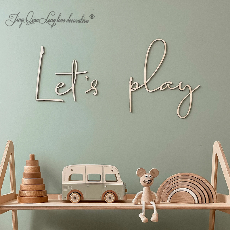 Let's PLAY Wall Sign - play si - Interior Design Years Of School review and price