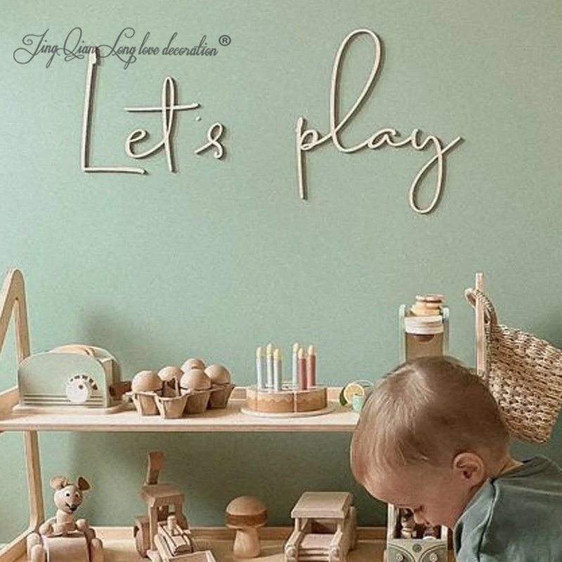 Let's PLAY Wall Sign - play si - Interior Design Years Of School review and price