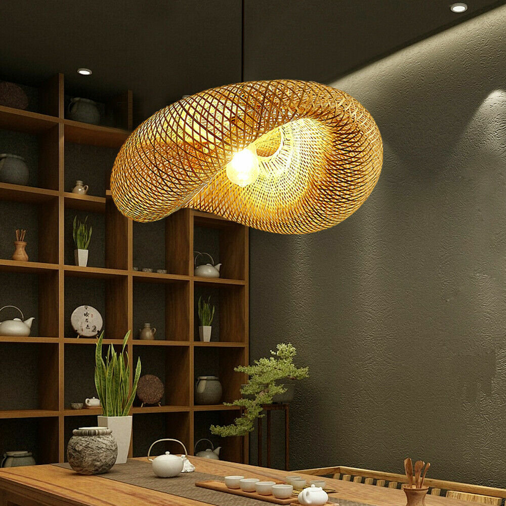 Bamboo Wicker Rattan Shade Pen - Wicker Pendant Shade review and price