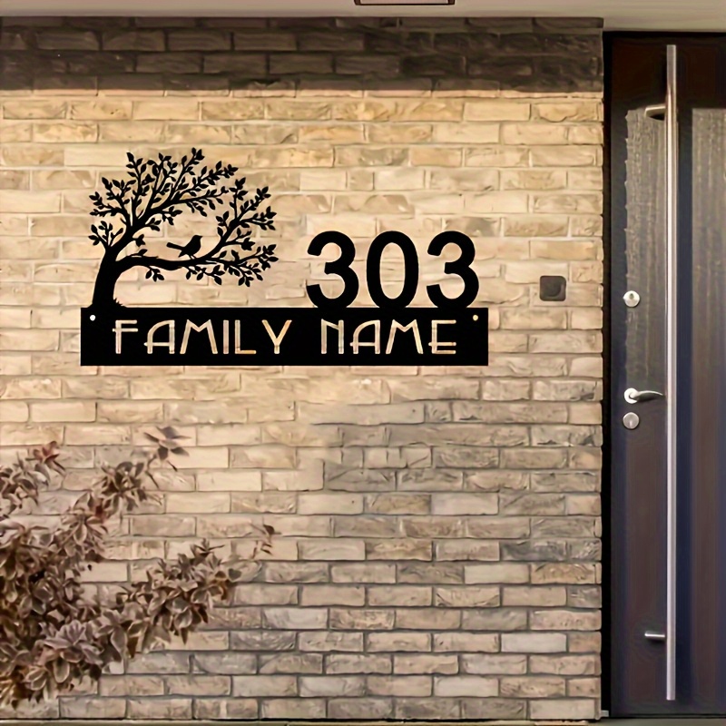 Custom Metal Address Sign with - Interior Design House review and price