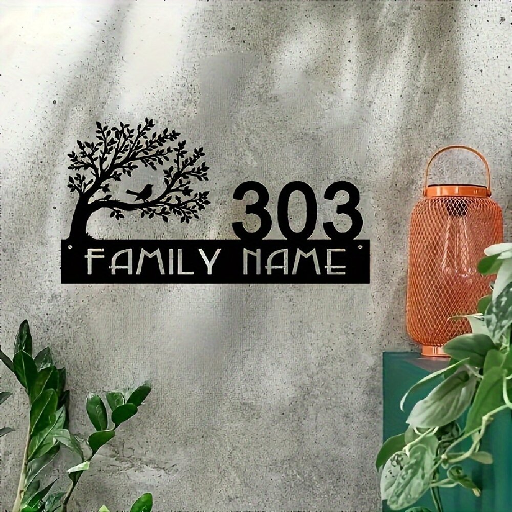 Custom Metal Address Sign with - Interior Design House review and price