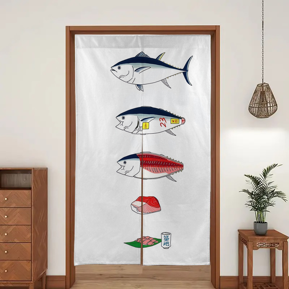 1pc Japanese Door Curtain, Jap - Interior Design Elements review and price