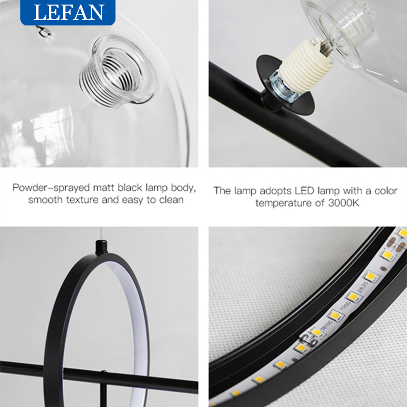 Nordic Style Modern Ring Glass - Interior Design Elements review and price