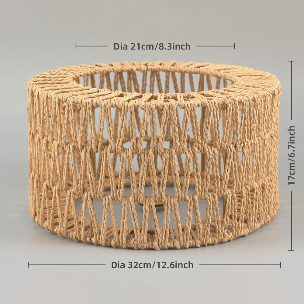 Rattan Lamp Shade E27 Wicker W - Wicker Pendant Shade review and price