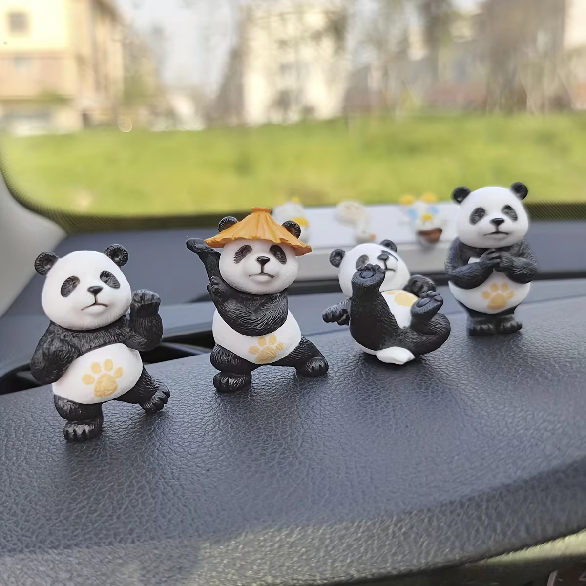 4pcs/set Panda Design Car Orna - Interior Design Years Of School review and price