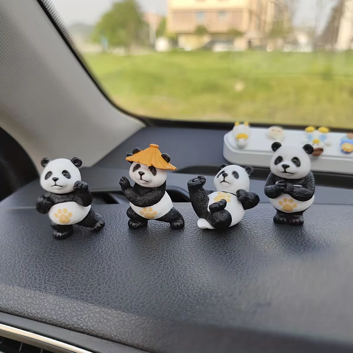 4pcs/set Panda Design Car Orna - Interior Design Years Of School review and price