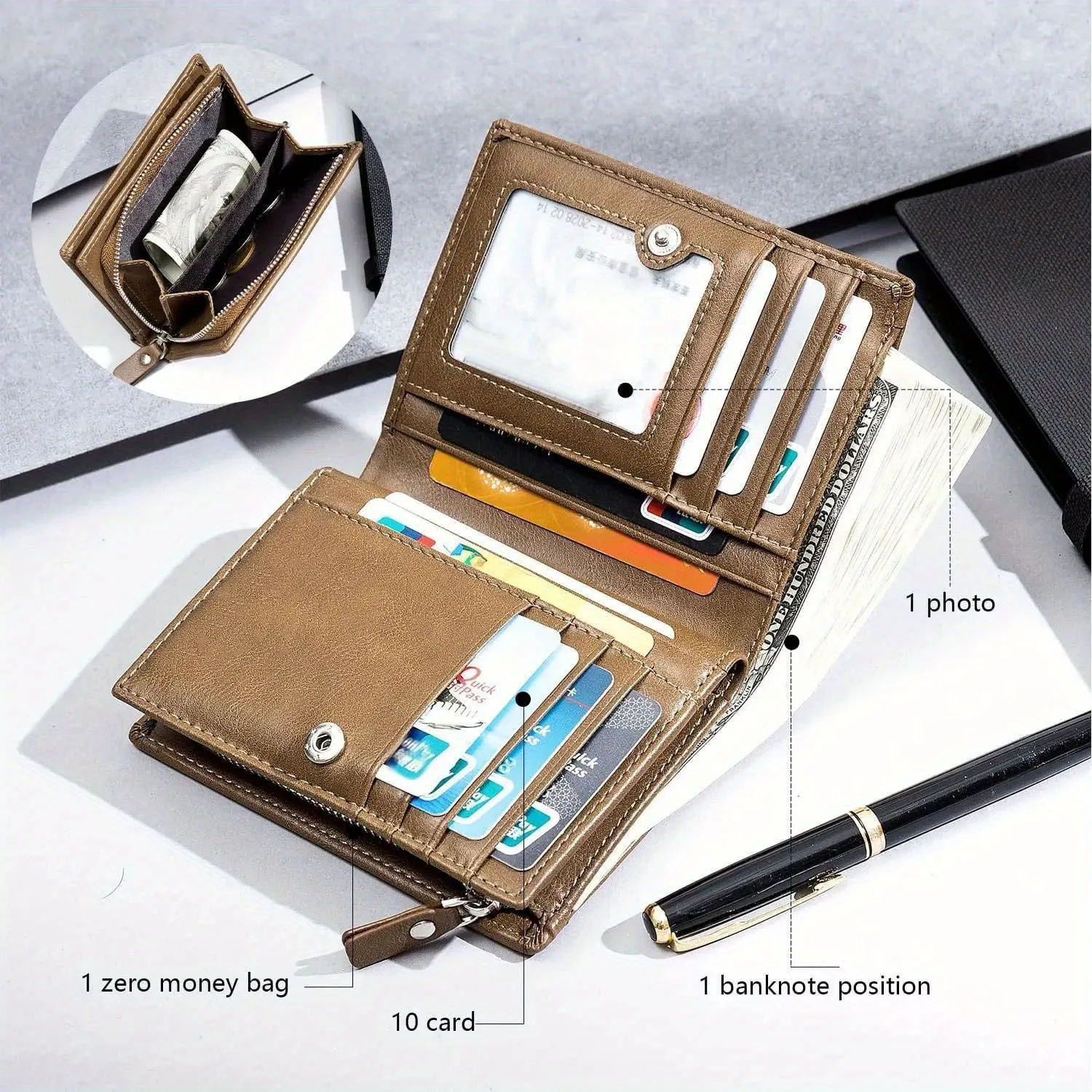 Men's Personalized PU Leather  - Interior Design Name Card review and price