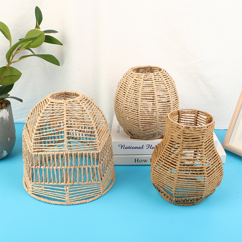 1 Pc Hand Weave Lampshade Ratt - Wicker Pendant Shade review and price
