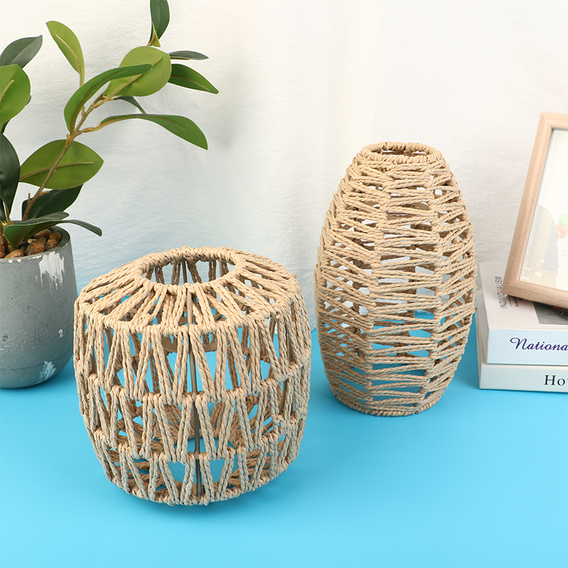 1 Pc Hand Weave Lampshade Ratt - Wicker Pendant Shade review and price