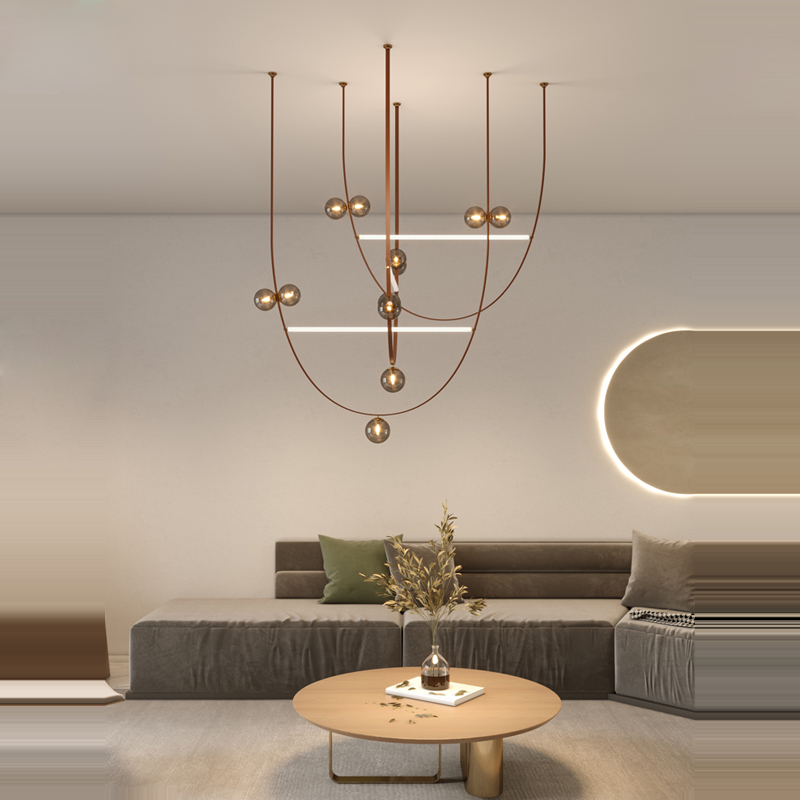 American LED Leather Chandelie - Interior Design Hall review and price