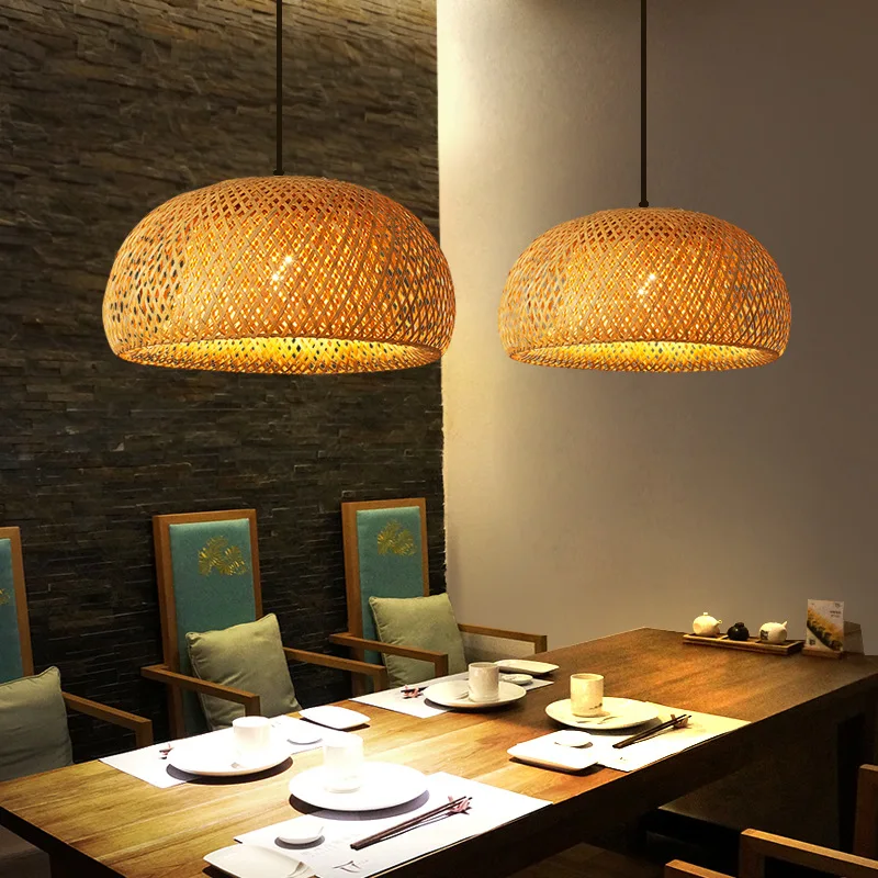 Bamboo Lantern 26cm Pendant La - Wicker Pendant Shade review and price