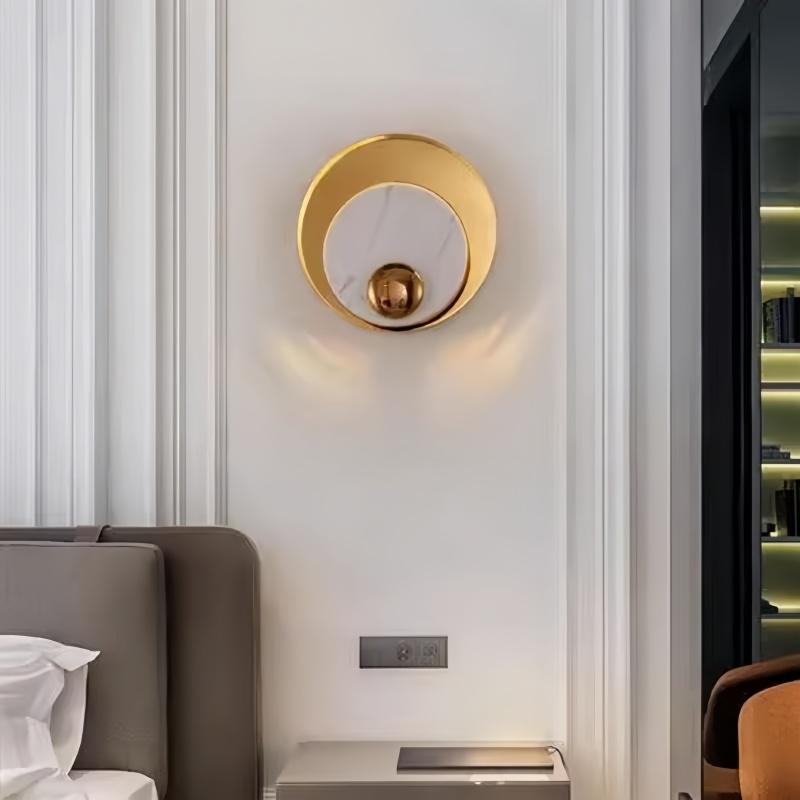 Nordic design circular marble  - Interior Design Hall review and price