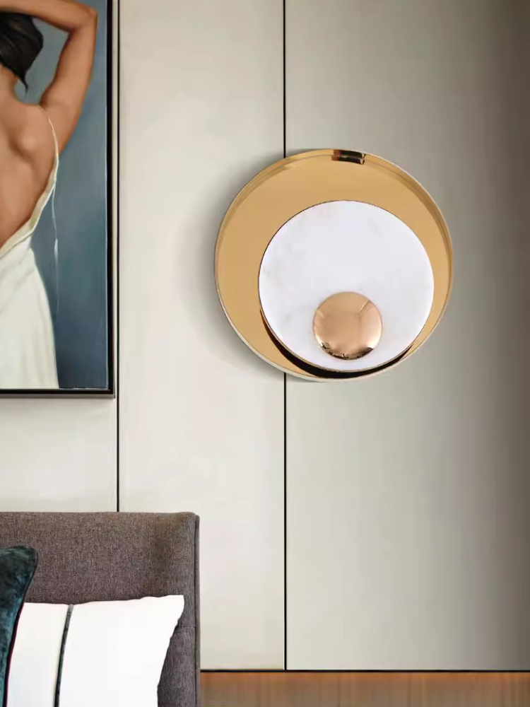 Nordic design circular marble  - Interior Design Hall review and price