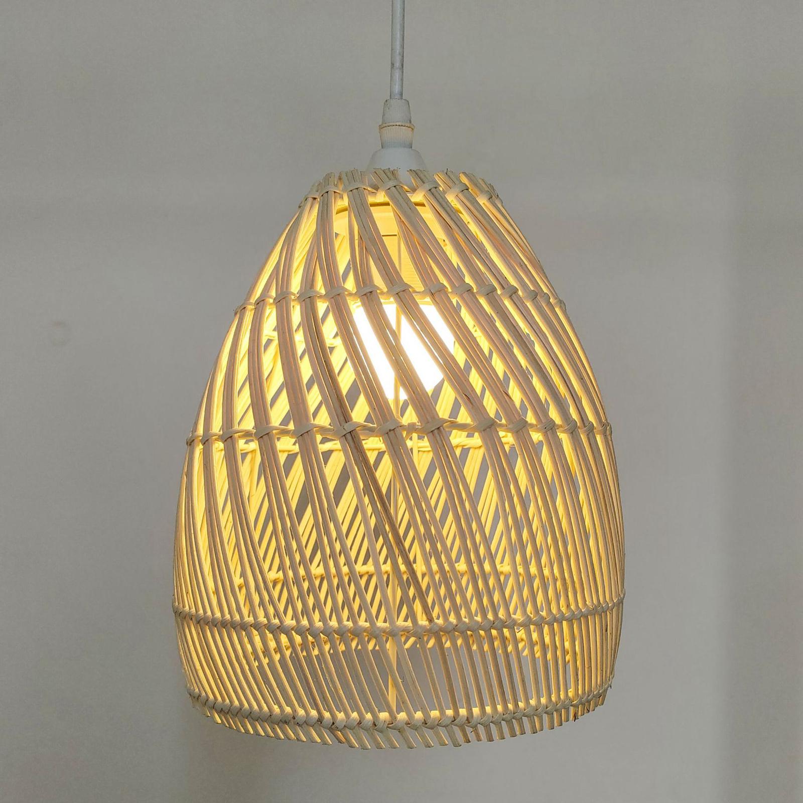 Rattan Lampshade Woven Rattan  - Wicker Pendant Shade review and price