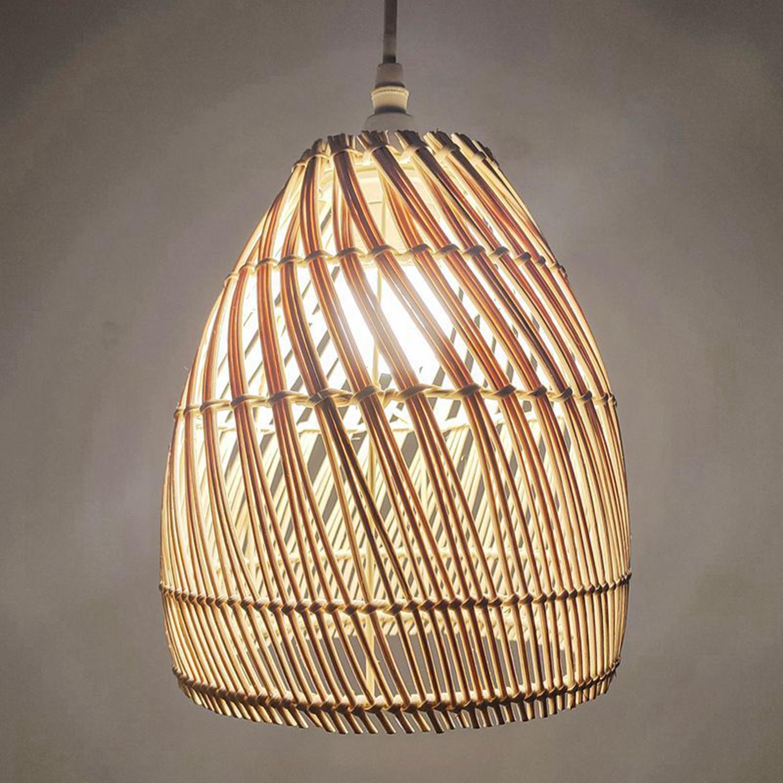 Rattan Lampshade Woven Rattan  - Wicker Pendant Shade review and price