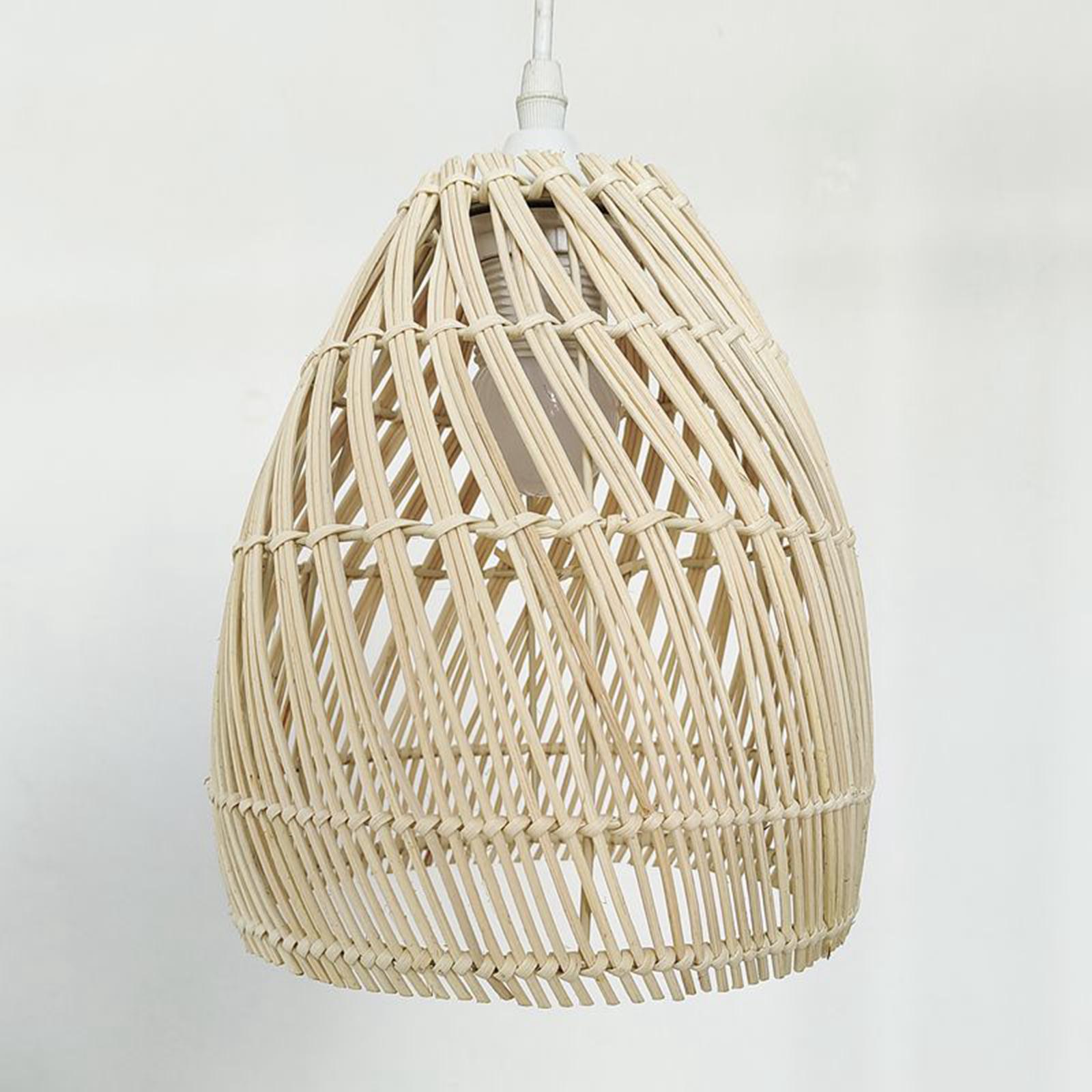 Rattan Lampshade Woven Rattan  - Wicker Pendant Shade review and price