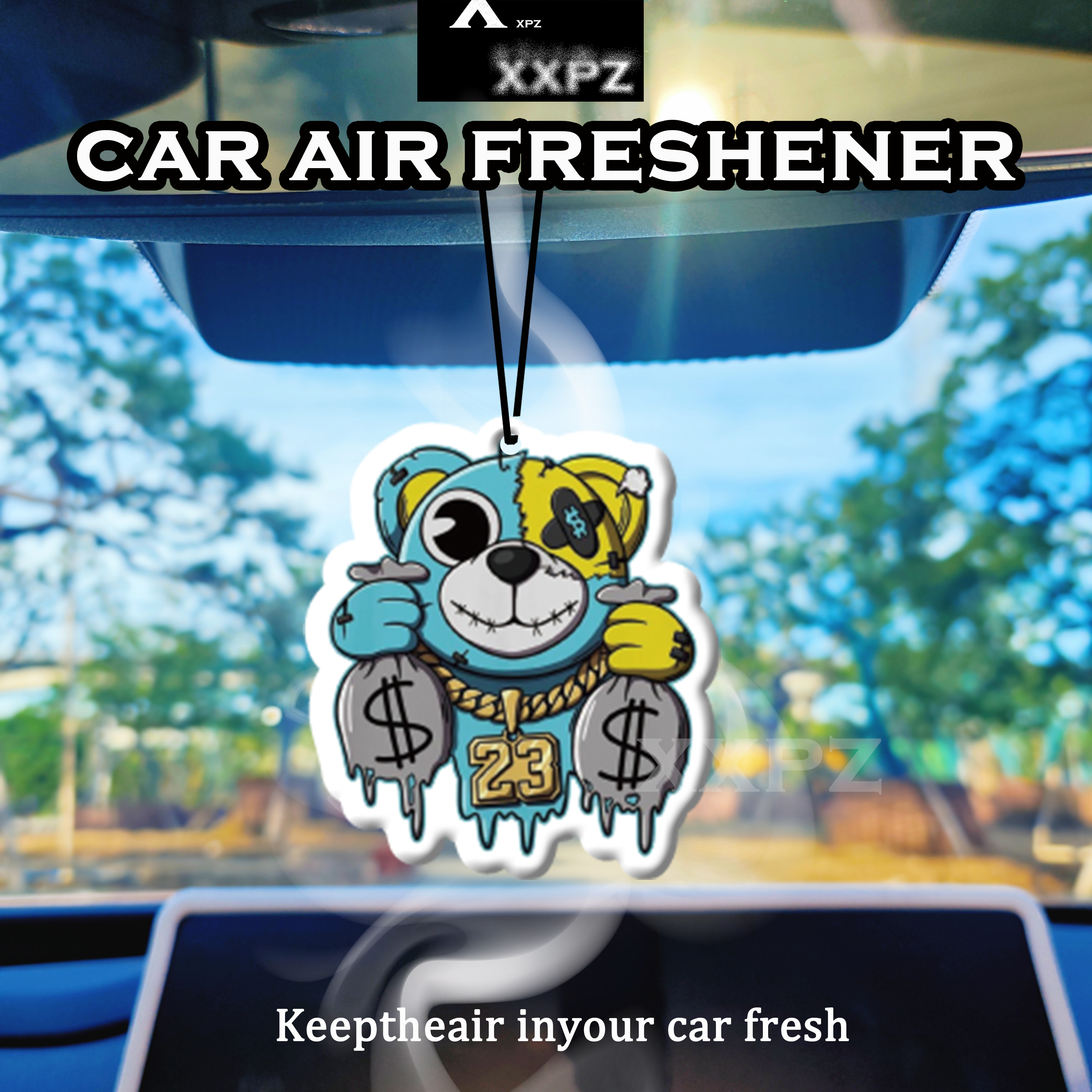 1/3pcs Bear Coin Bag Car Air F - Interior Design Elements review and price