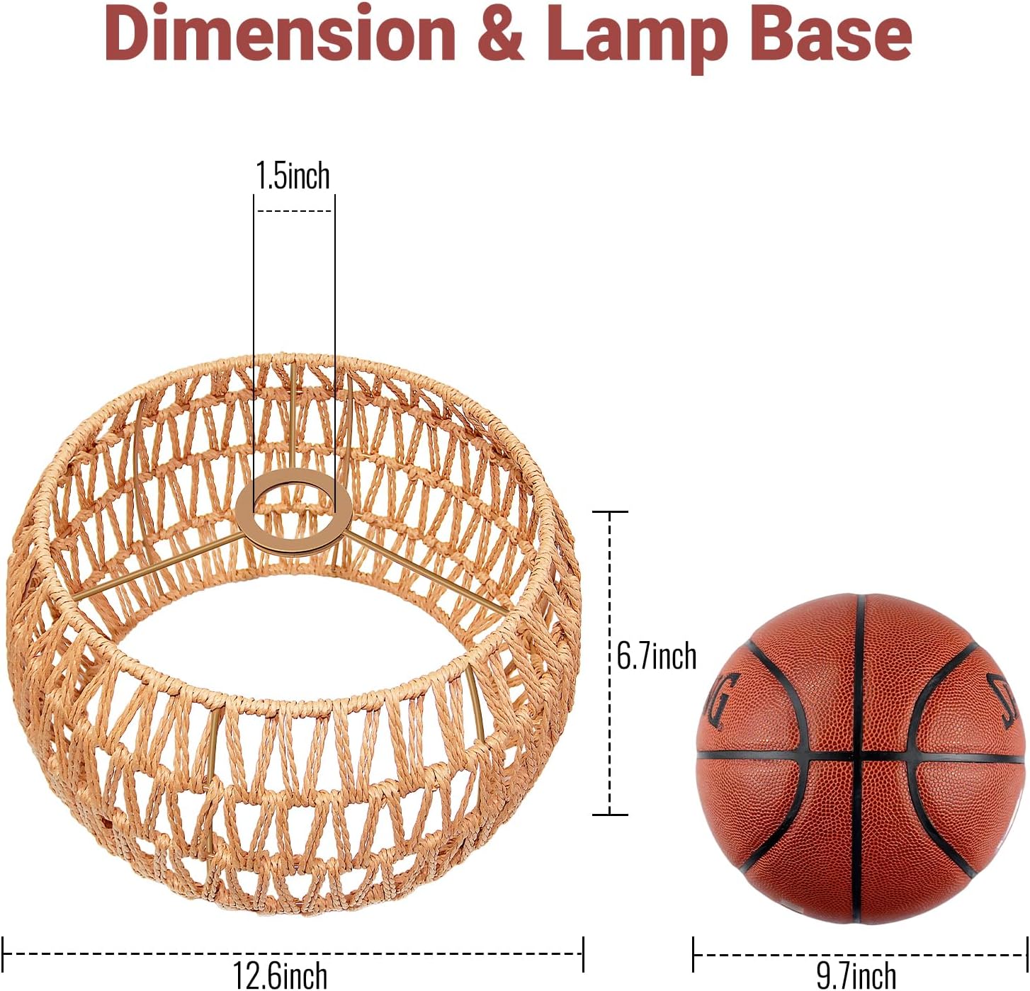 Hanging Pendant Lamp Shade(12. - Wicker Pendant Shade review and price