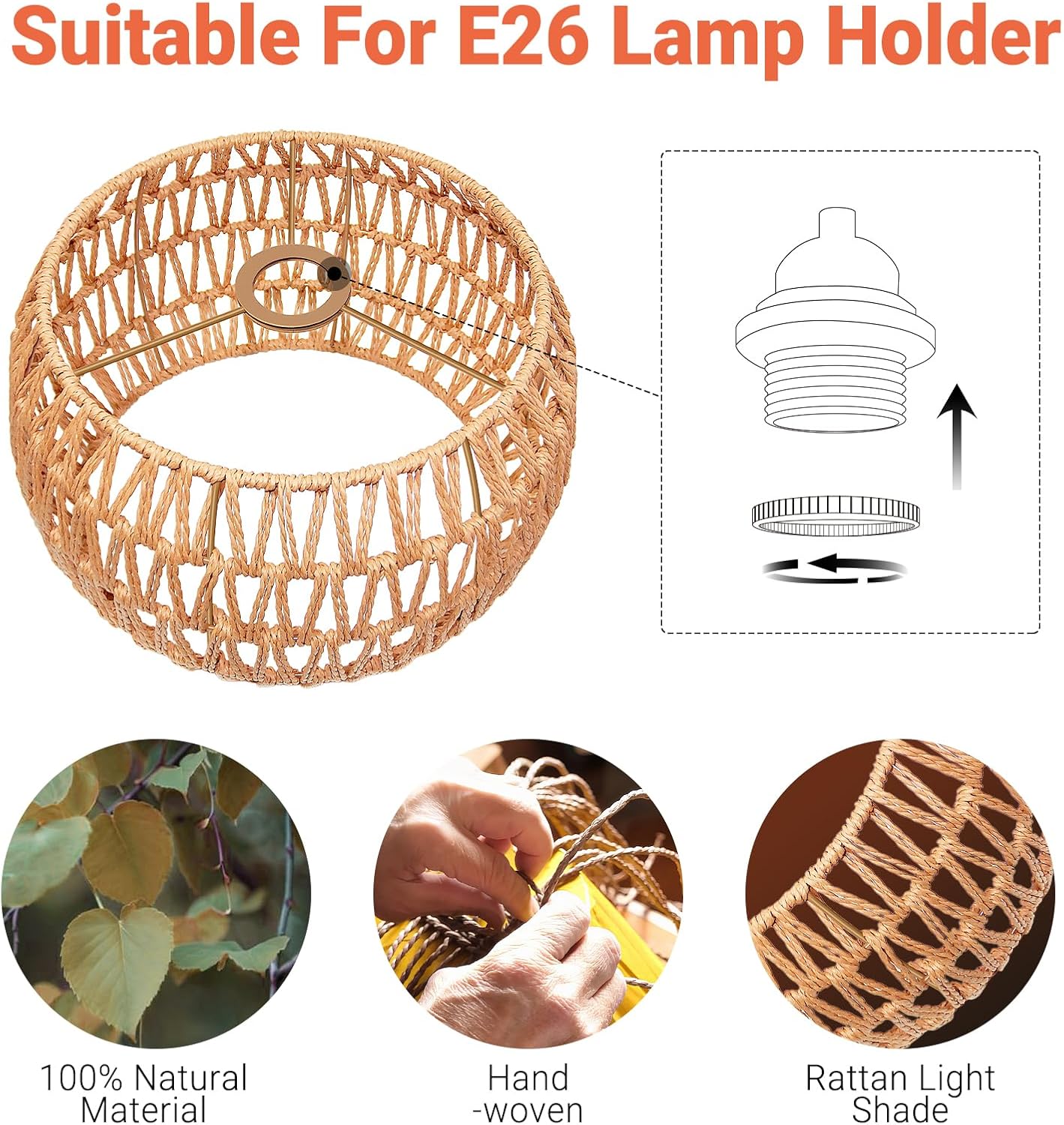 Hanging Pendant Lamp Shade(12. - Wicker Pendant Shade review and price