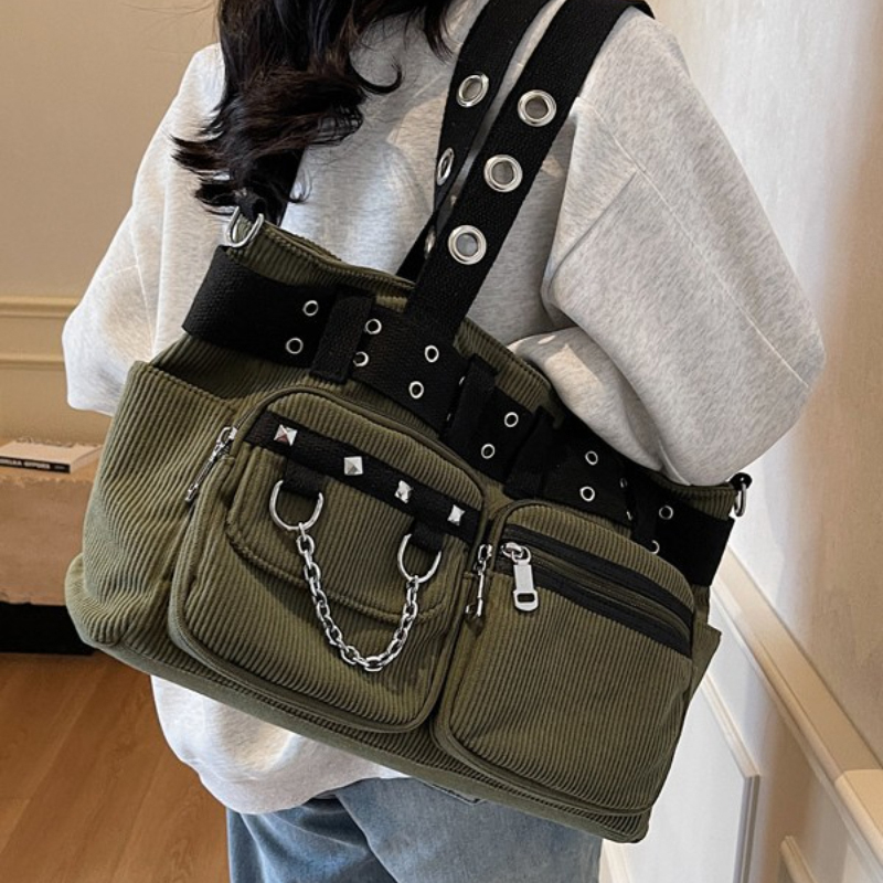 Vintage Corduroy Tote Bag Wome - Interior Design Vintage Style review and price
